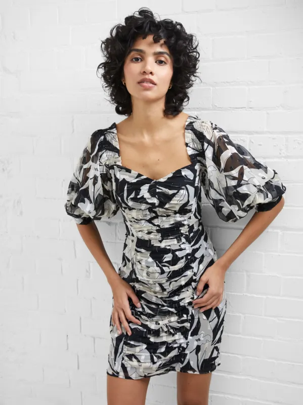 Ally Dinah Ruched Dress sold by French Connection