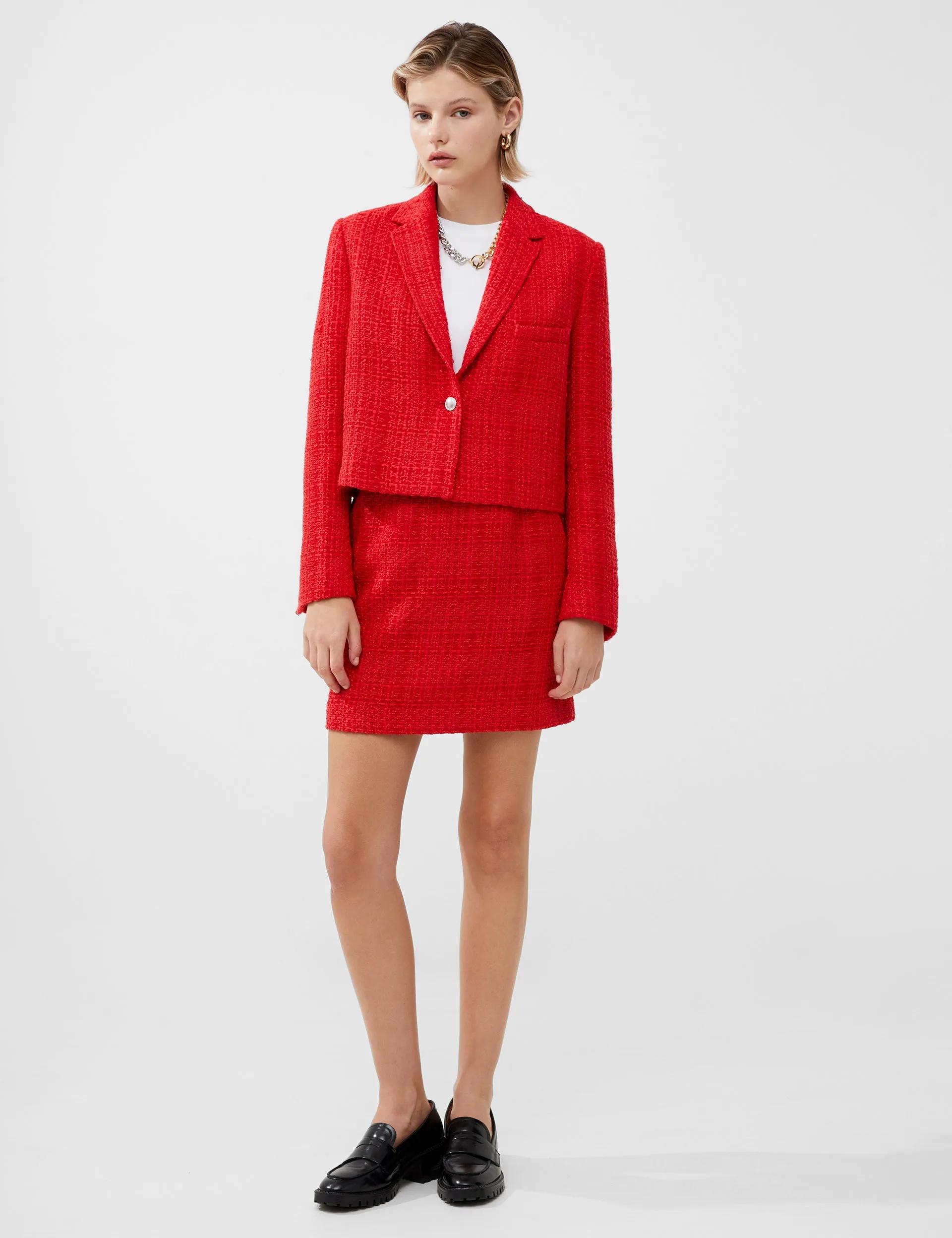 Azzurra Tweed Mini Skirt sold by French Connection product image thumbnail 5