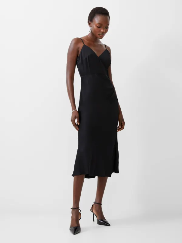 Ennis Satin Slip Midi Dress sold by French Connection