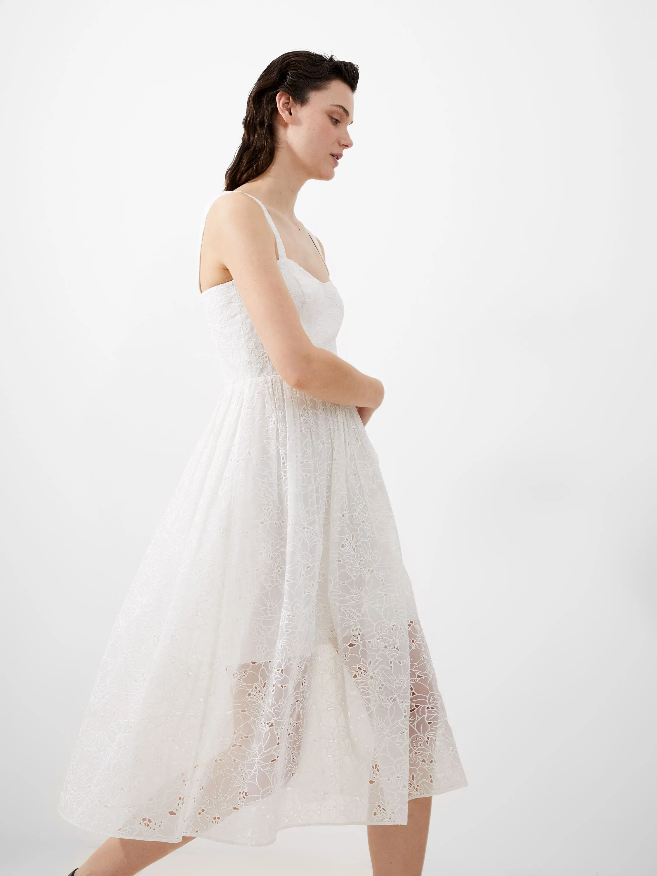 Embroidered Evelyn Lace Strappy Dress sold by French Connection product image thumbnail 2