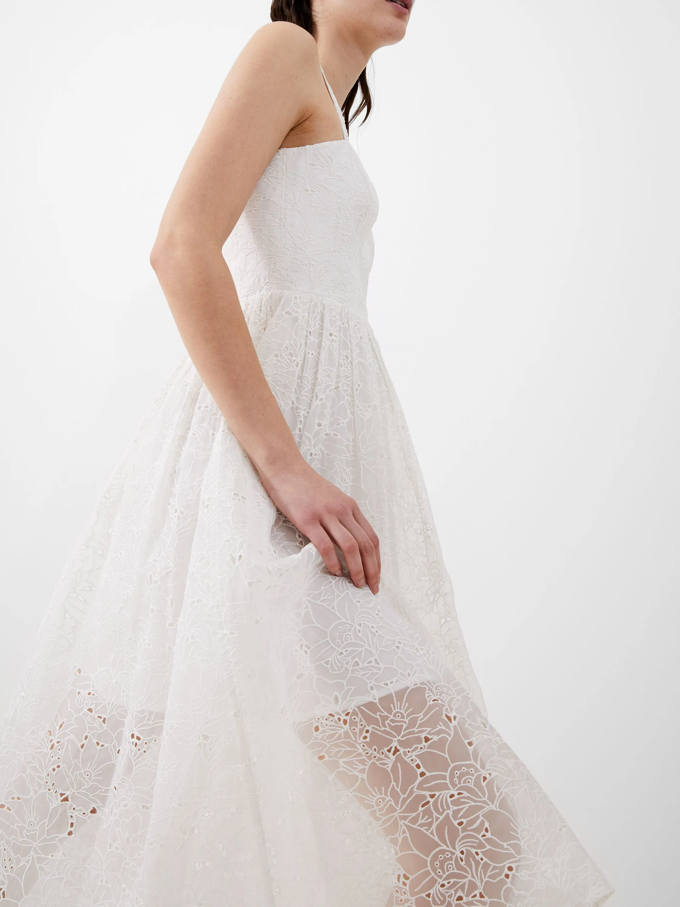 Embroidered Evelyn Lace Strappy Dress sold by French Connection product image thumbnail 3