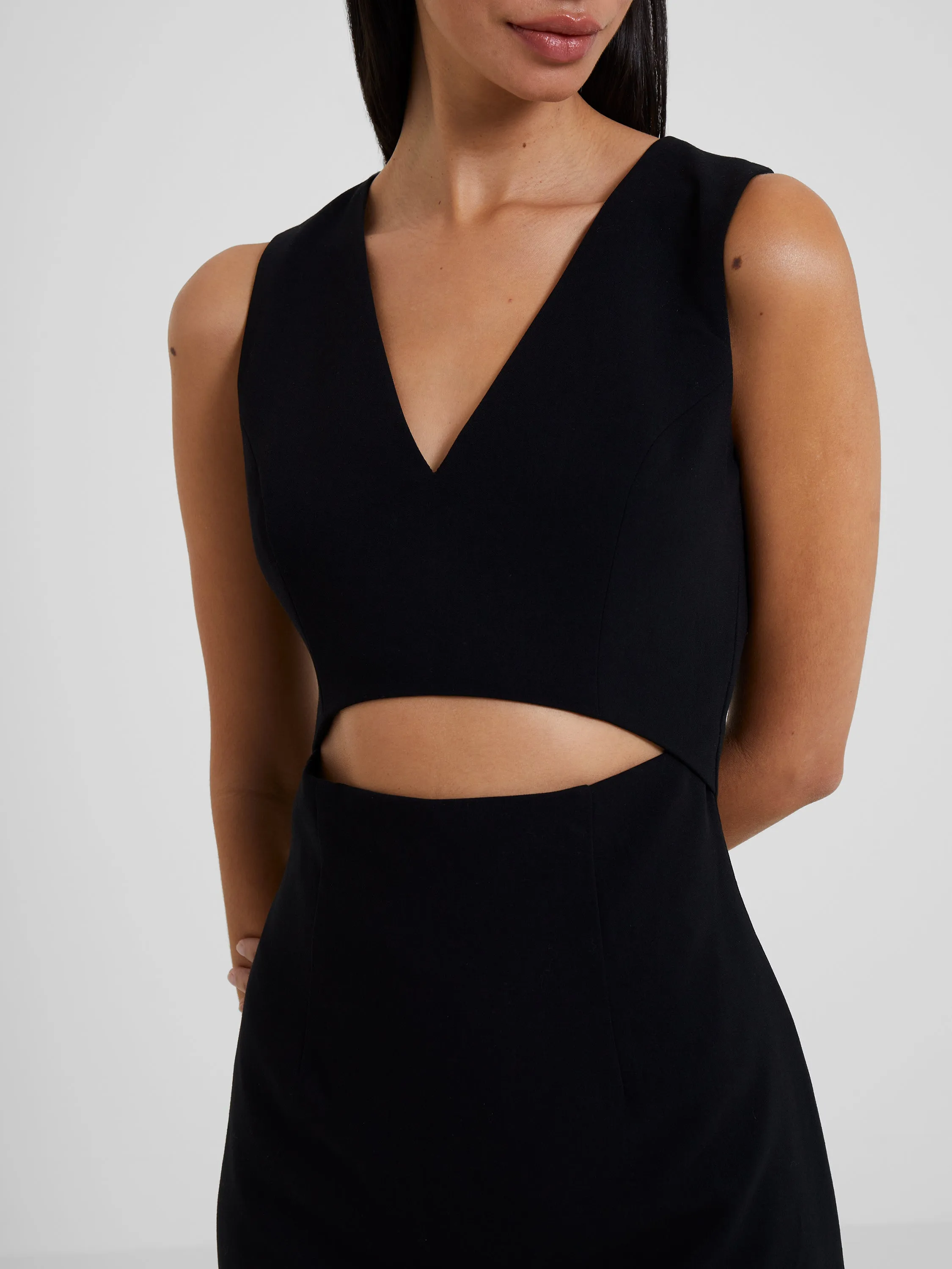 Whisper V Neck Cut Out Dress sold by French Connection product image thumbnail 2