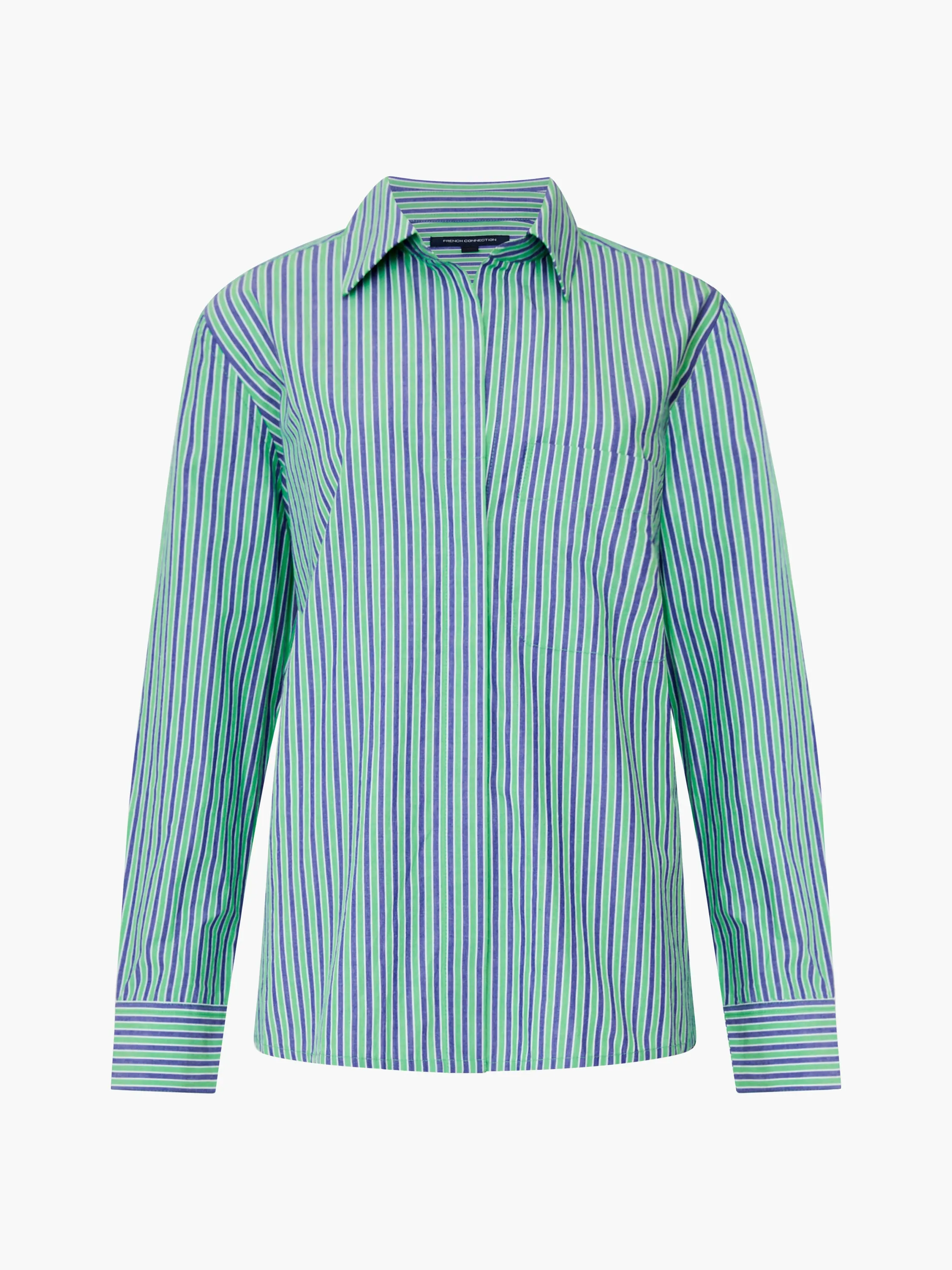 Stripe Poplin Boyfriend Shirt sold by French Connection product image thumbnail 5