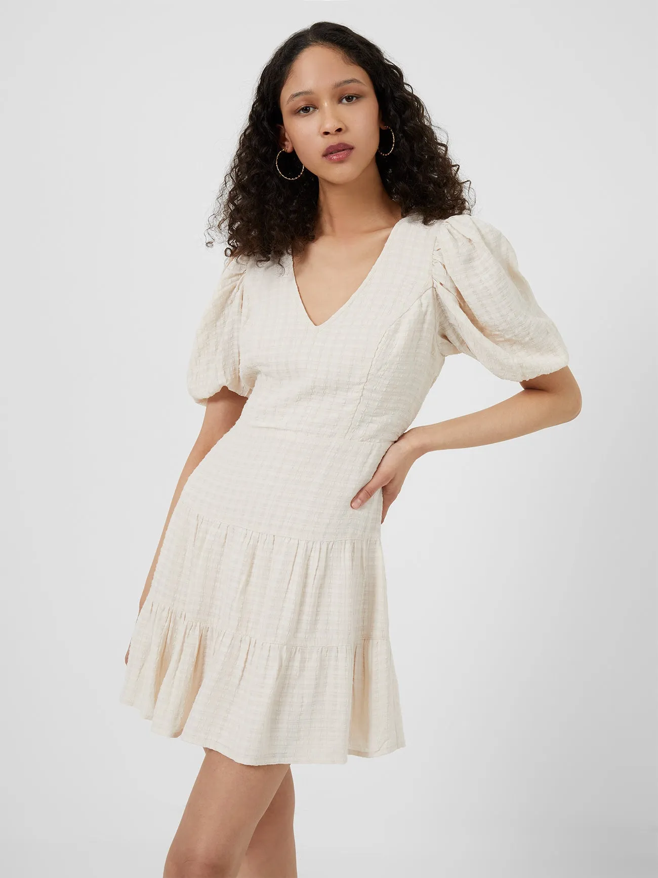Birch Gingham Tiered Dress sold by French Connection product image thumbnail 3