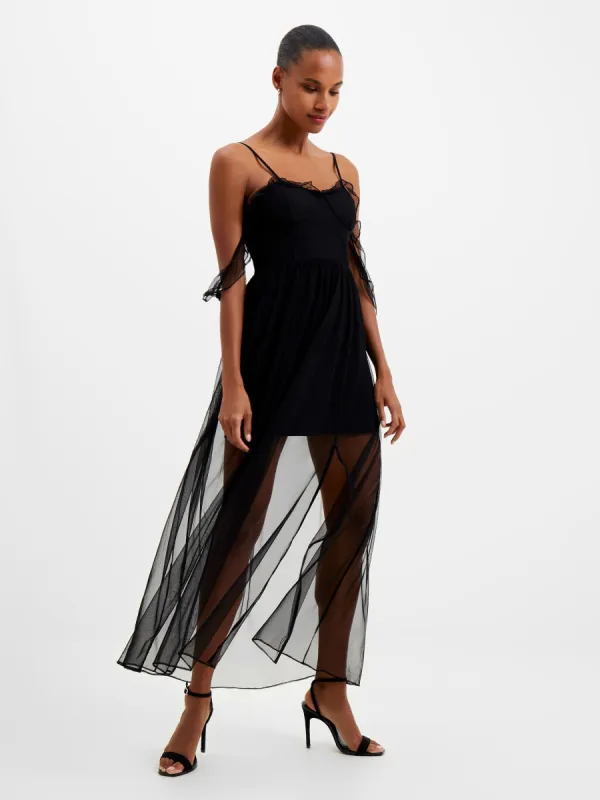 Alizee Mesh Maxi Dress made by French Connection