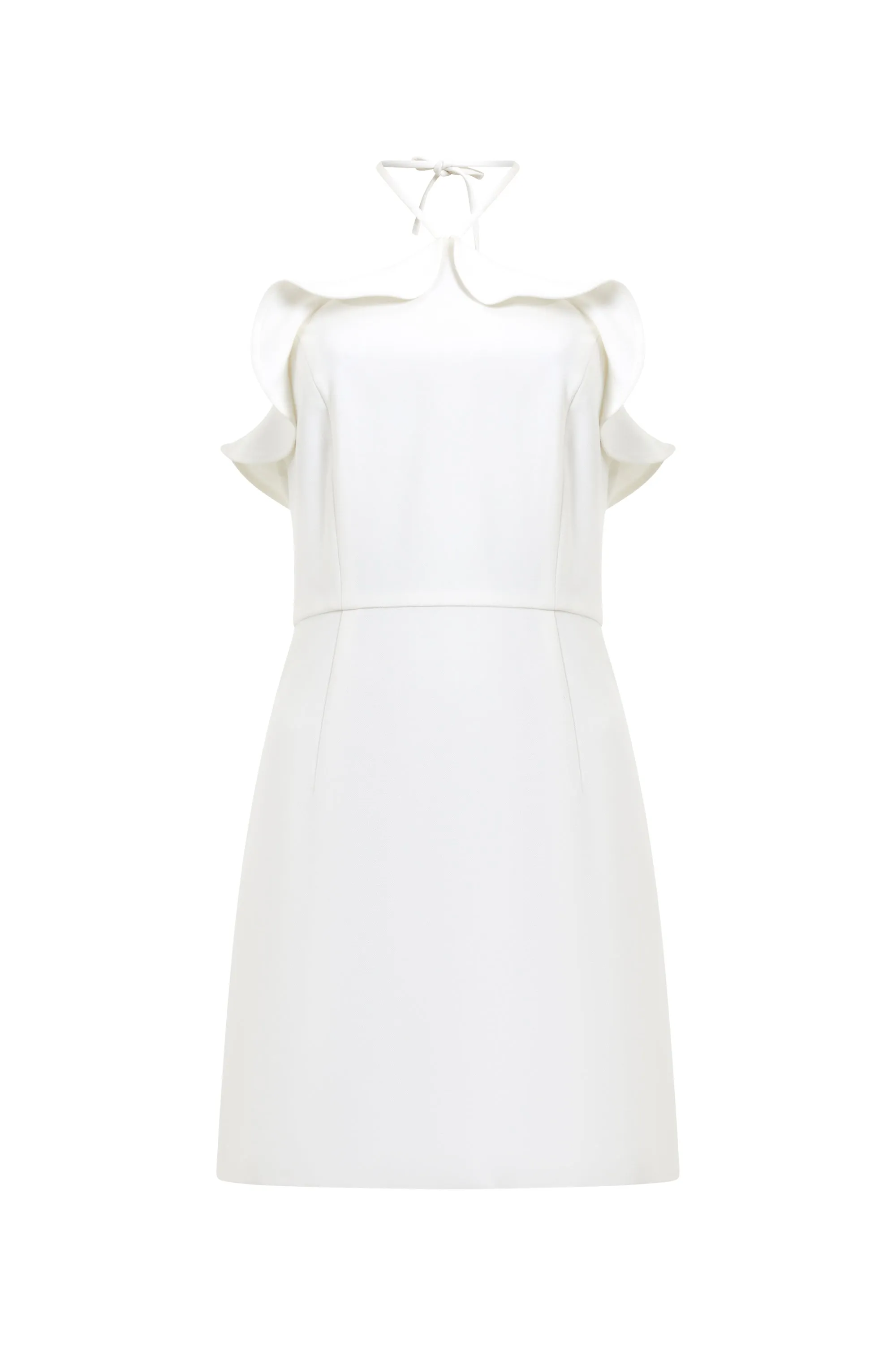 Whisper Ruth Ruffle Halter Neck Dress sold by French Connection product image thumbnail 5