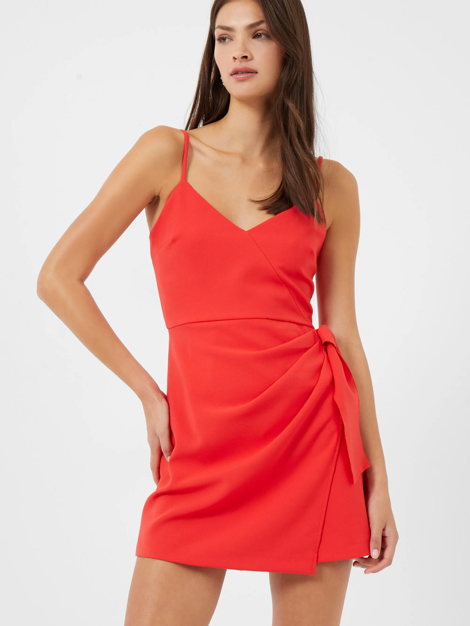 Whisper V Neck Bow Envelope Dress sold by French Connection product image thumbnail 3