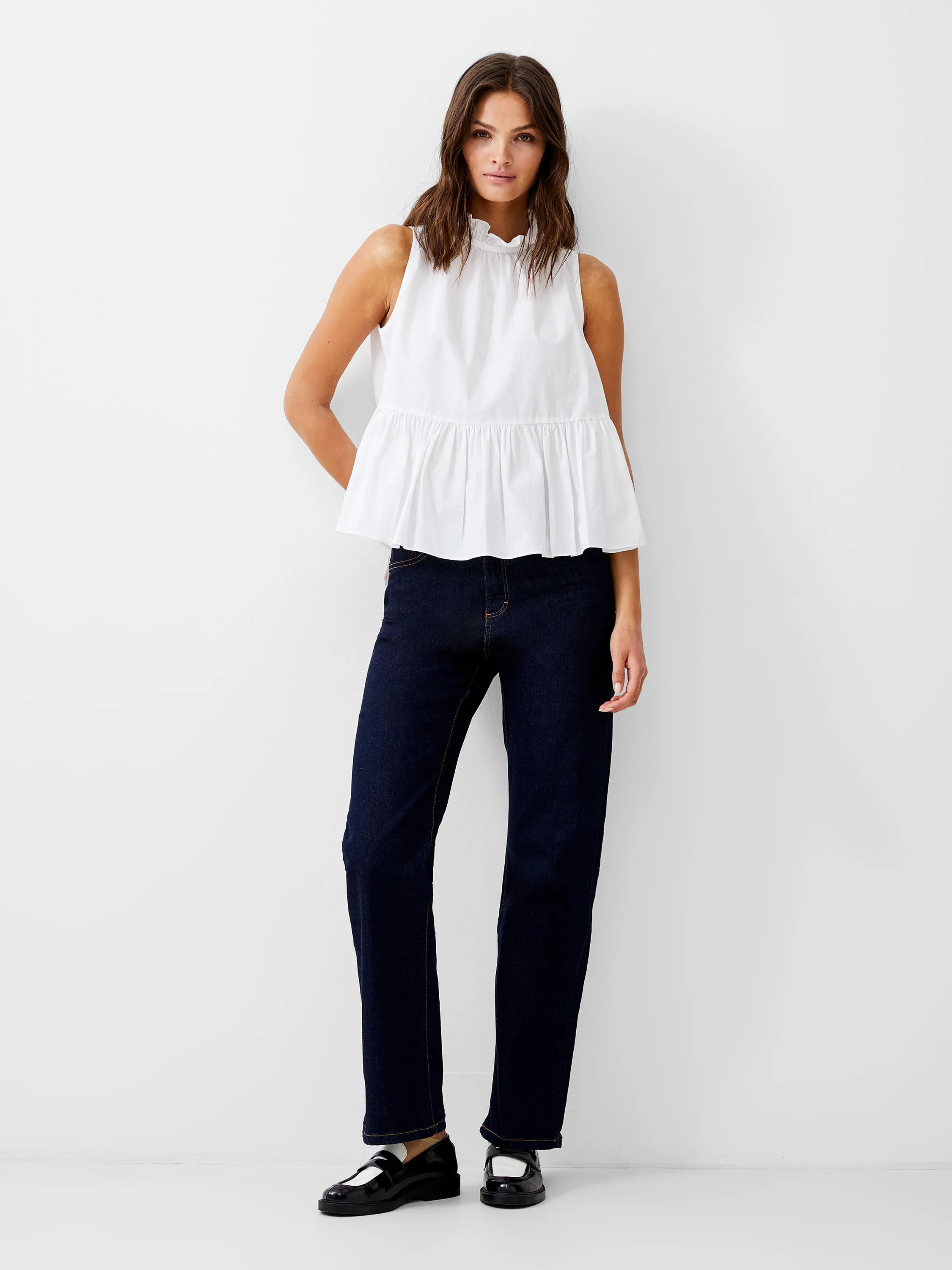 Rhodes Poplin Top sold by French Connection product image thumbnail 2