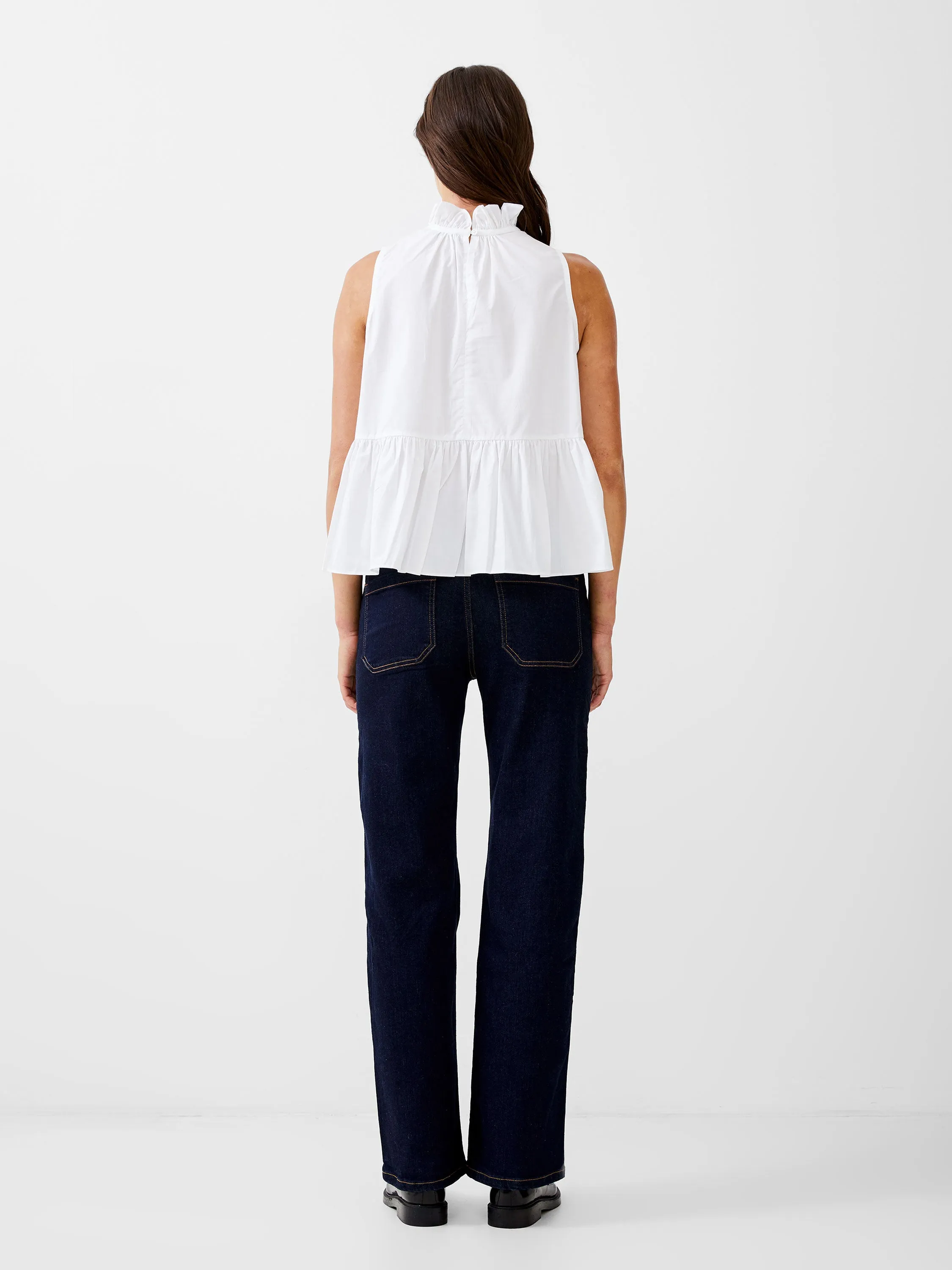 Rhodes Poplin Top sold by French Connection product image thumbnail 3