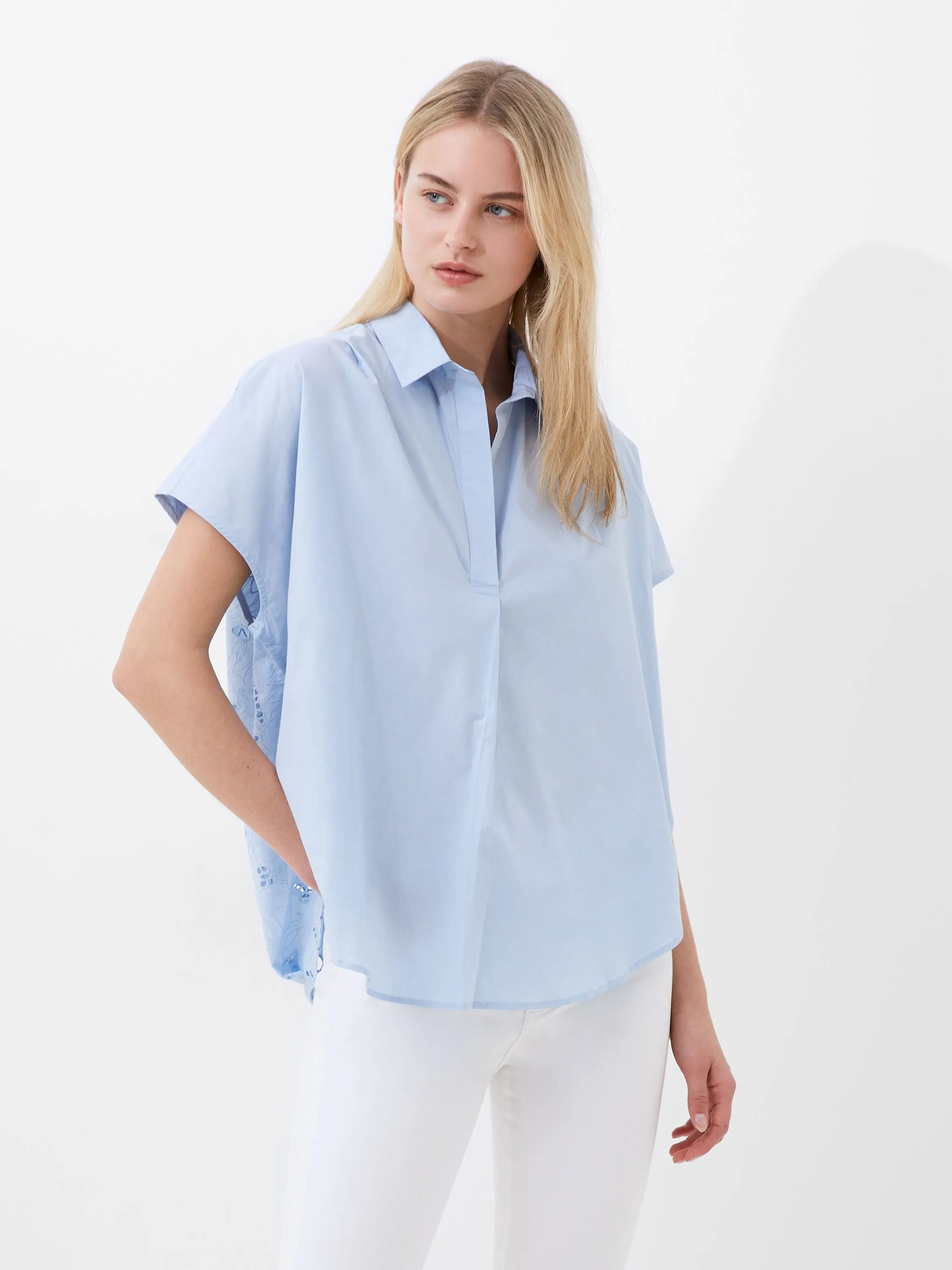 Cele Sleeveless Embroidery Top sold by French Connection