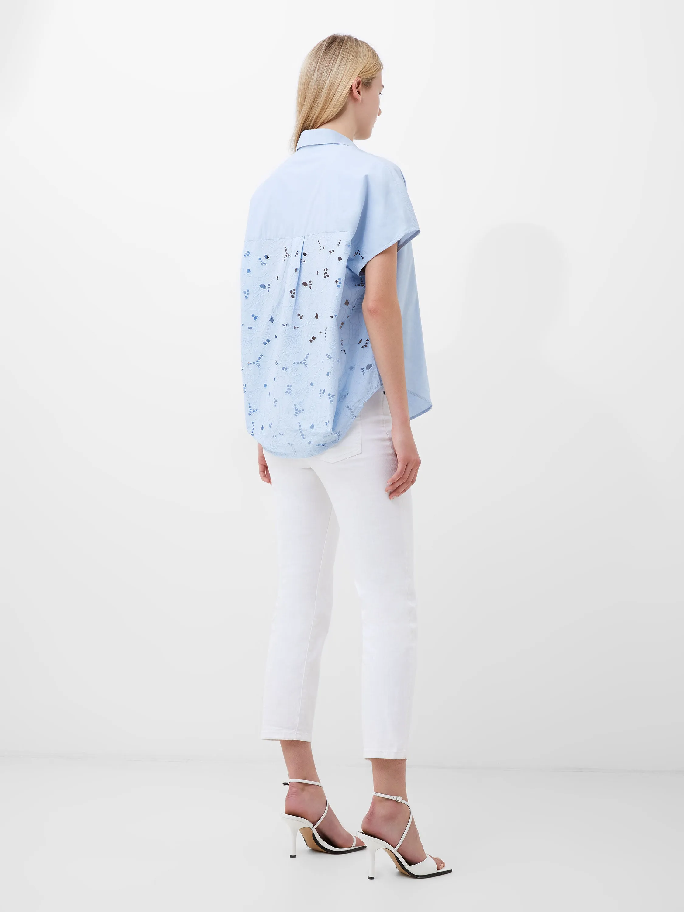 Cele Sleeveless Embroidery Top sold by French Connection product image thumbnail 4