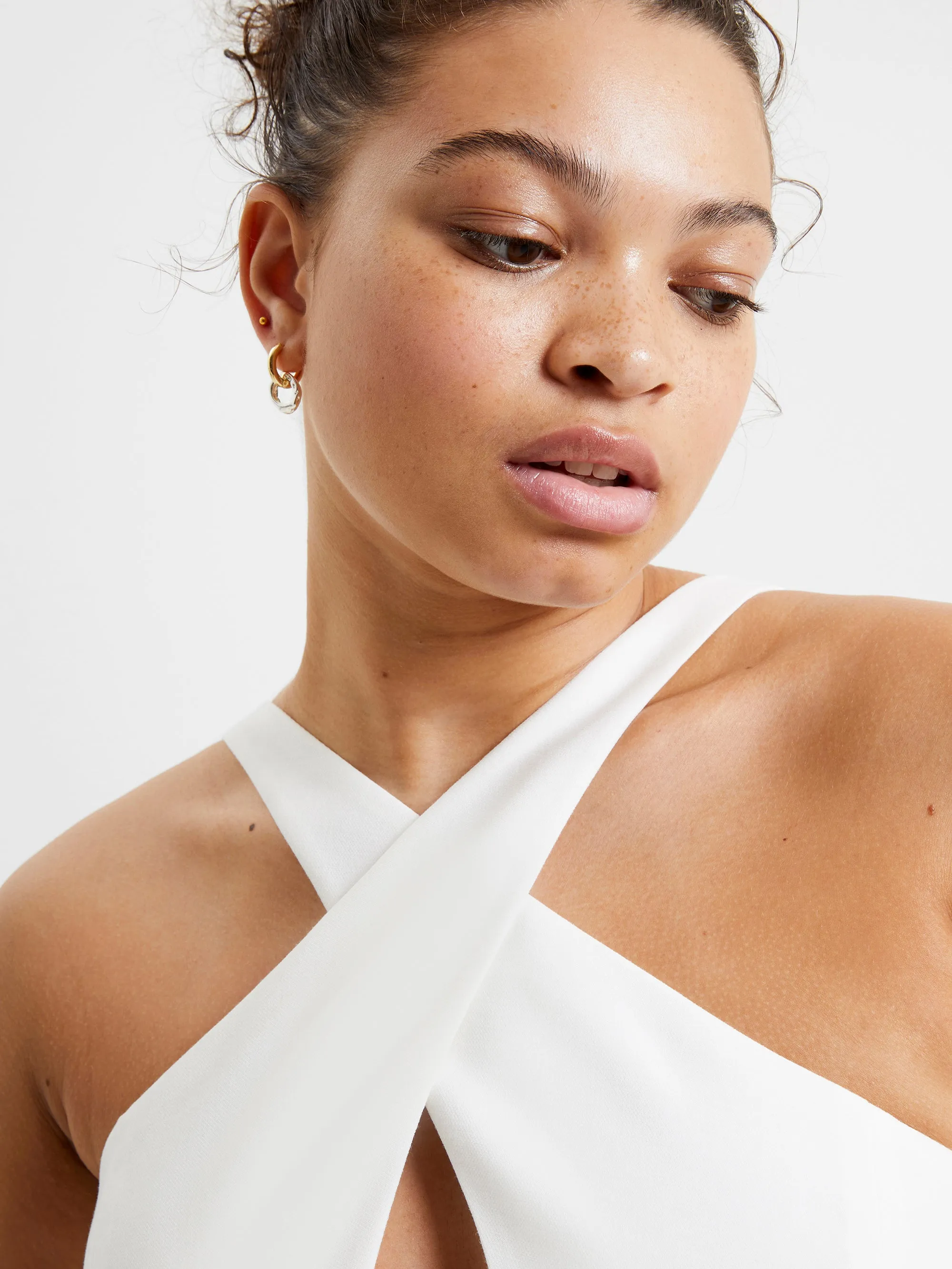 Whisper Ruth Crossover Neck Dress sold by French Connection product image thumbnail 2