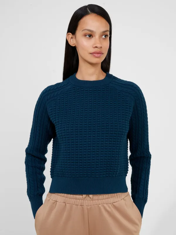 Mozart Popcorn Cable Knit Sweater made by French Connection