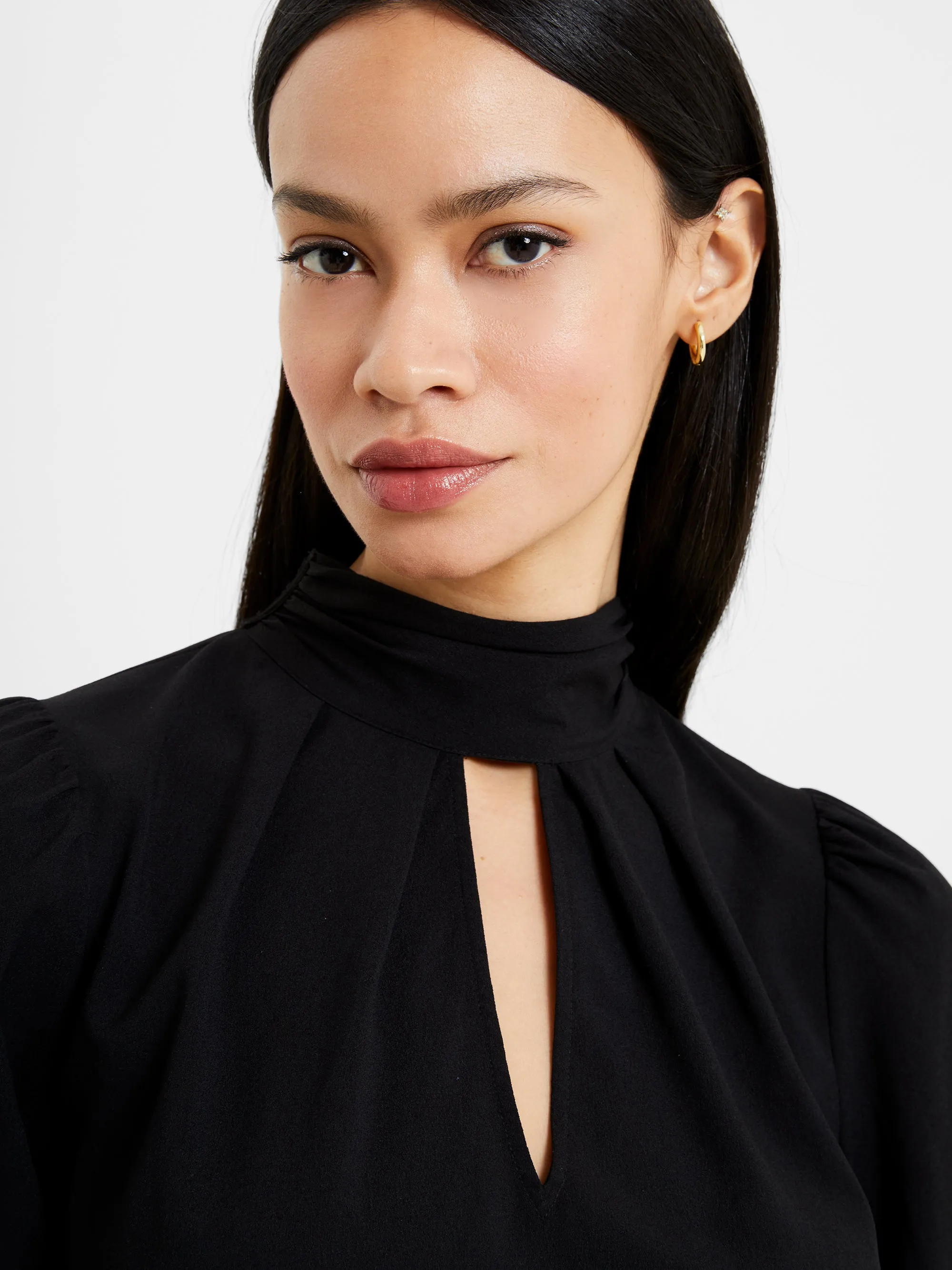 Crepe Light Keyhole Top sold by French Connection product image thumbnail 3