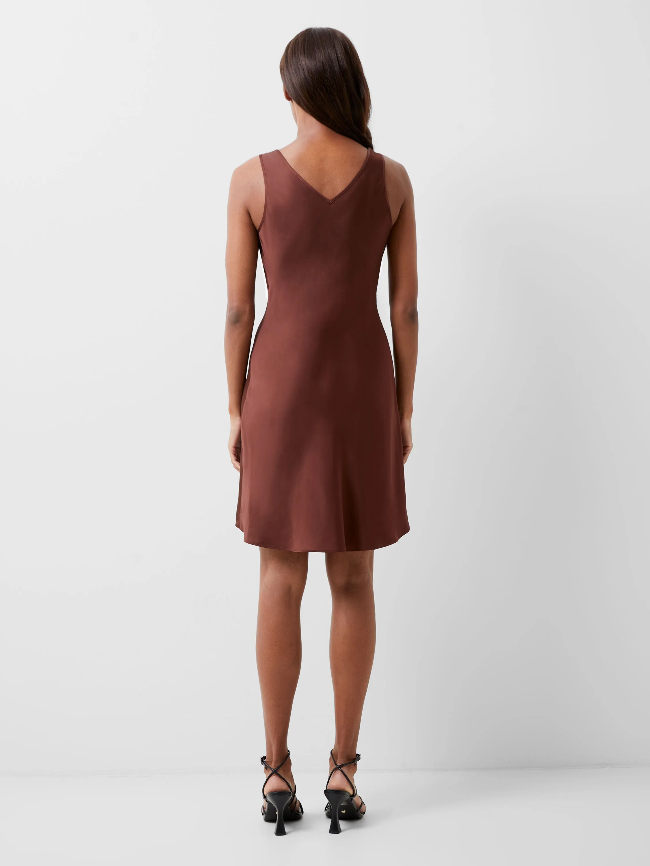 Ennis Satin Slip Mini Dress sold by French Connection product image thumbnail 5