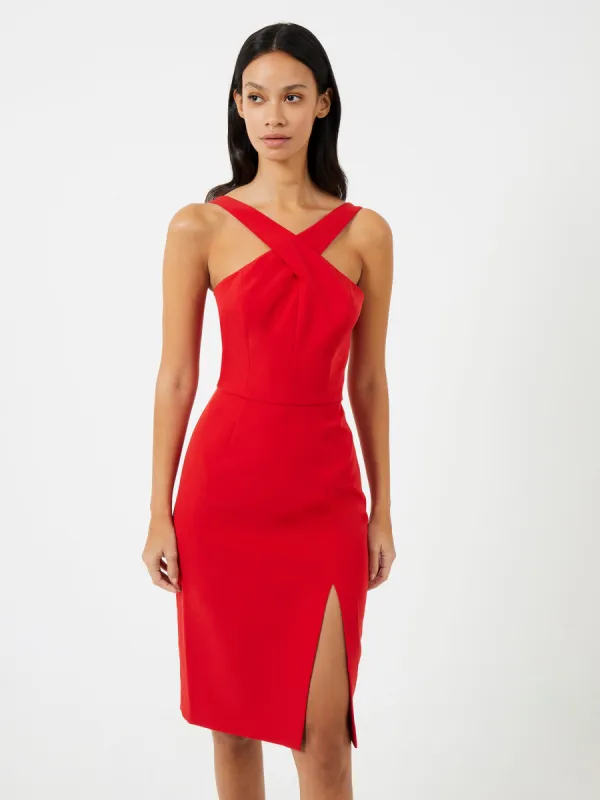 Echo Crepe Halter Neck Midi Dress sold by French Connection