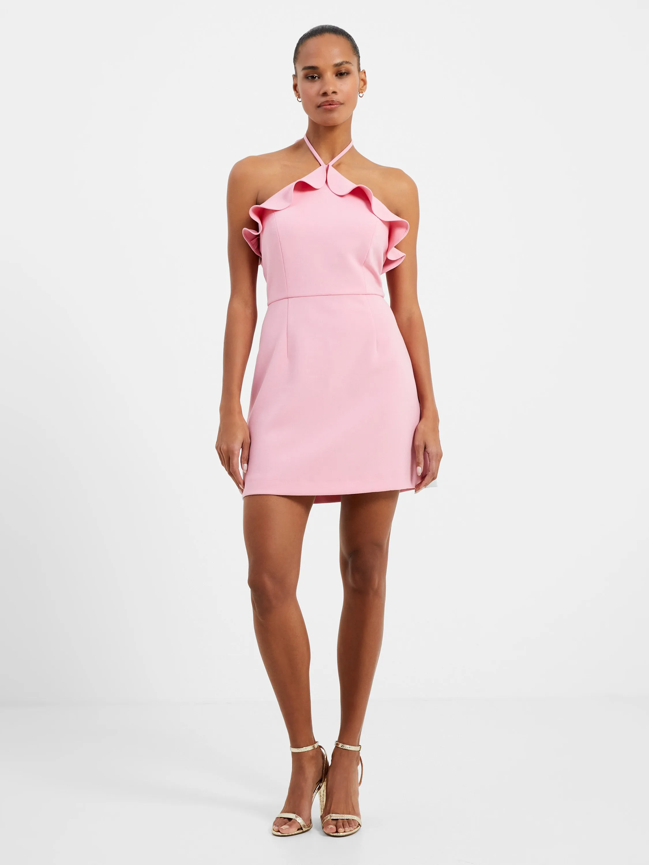 Whisper Ruth Ruffle Halter Neck Dress sold by French Connection product image thumbnail 3