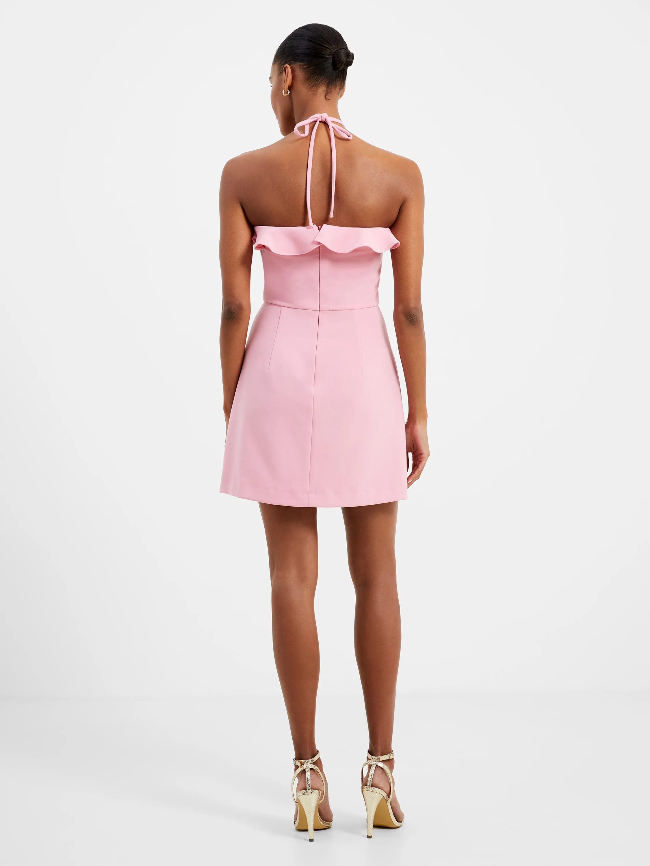 Whisper Ruth Ruffle Halter Neck Dress sold by French Connection product image thumbnail 4