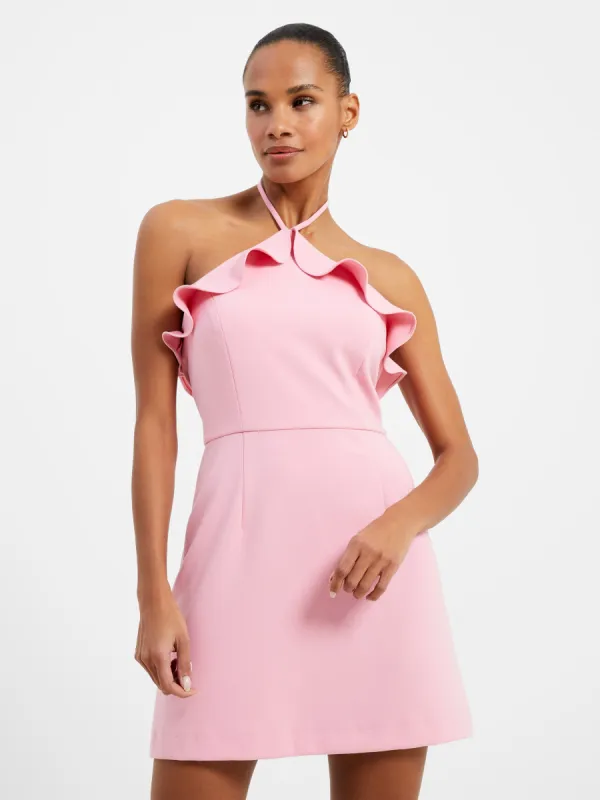 Whisper Ruth Ruffle Halter Neck Dress sold by French Connection