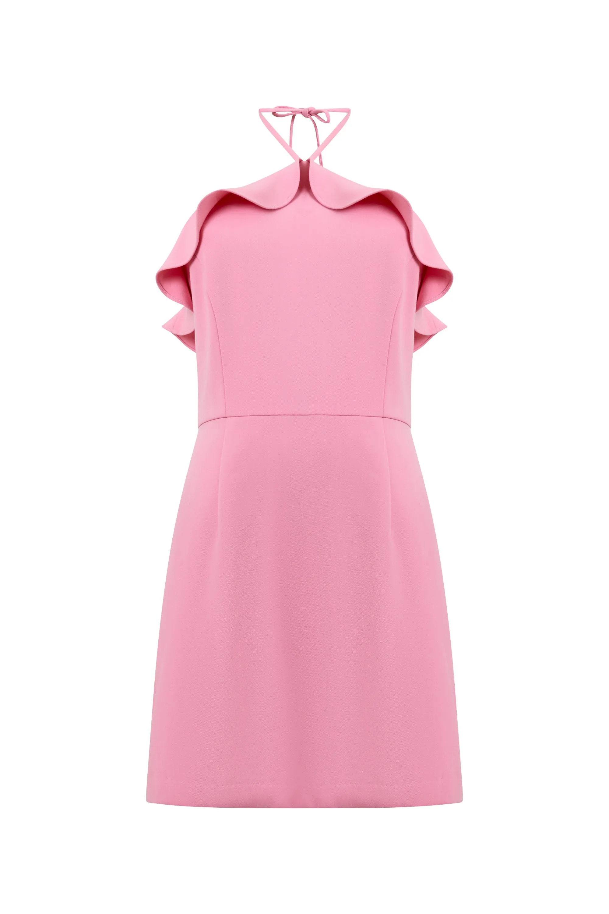 Whisper Ruth Ruffle Halter Neck Dress sold by French Connection product image thumbnail 5