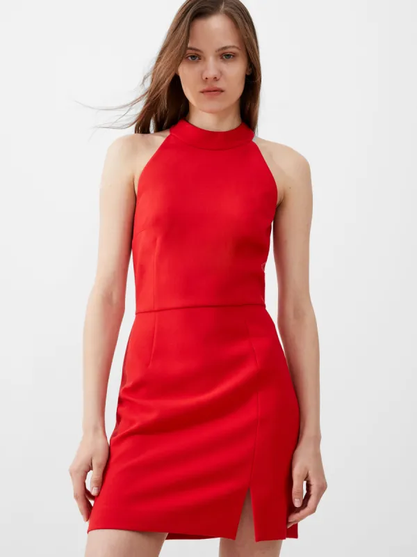 Whisper Racer Neck Dress sold by French Connection
