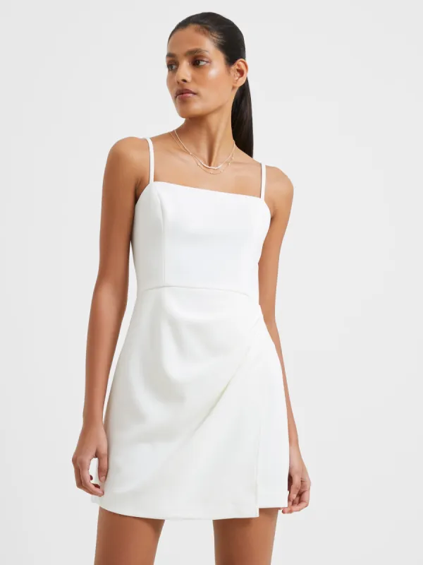 Whisper Straight Neck Mini Dress sold by French Connection