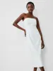Echo Crepe Strapless Dress sold by French Connection