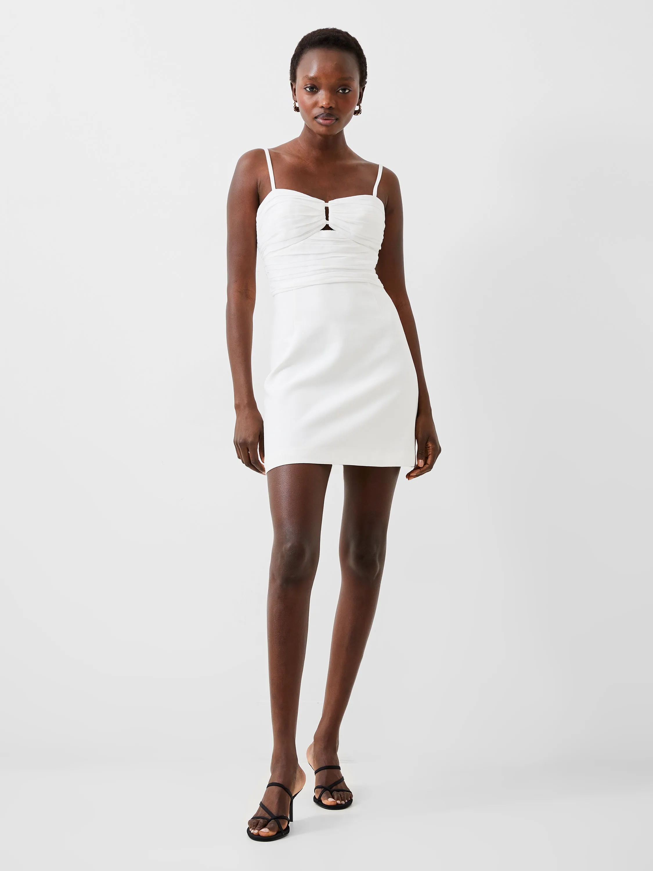 Whisper Strappy Tulle Mini Dress sold by French Connection product image thumbnail 3