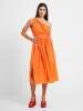 Faron Midi One Shoulder Midi Dress sold by French Connection