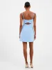 Whisper Straight Neck Mini Dress sold by French Connection
