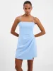 Whisper Straight Neck Mini Dress sold by French Connection