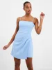 Whisper Straight Neck Mini Dress sold by French Connection
