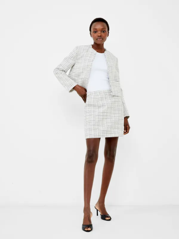 Effie Boucle Collarless Blazer sold by French Connection