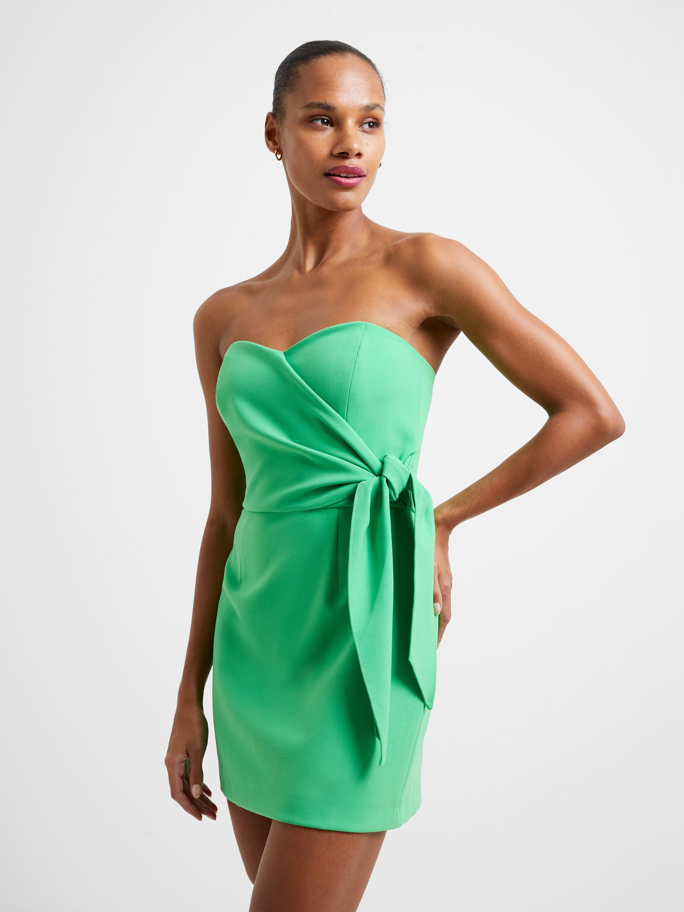 Whisper Strapless Bow Dress sold by French Connection