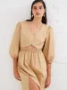Rhodes Poplin Cut Out Midi Dress sold by French Connection