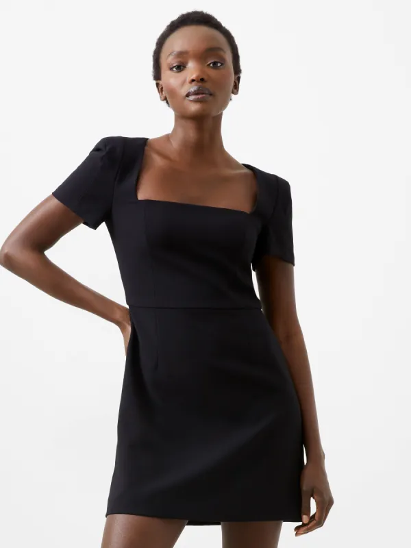 Whisper Square Neck Short Sleeve Dress sold by French Connection