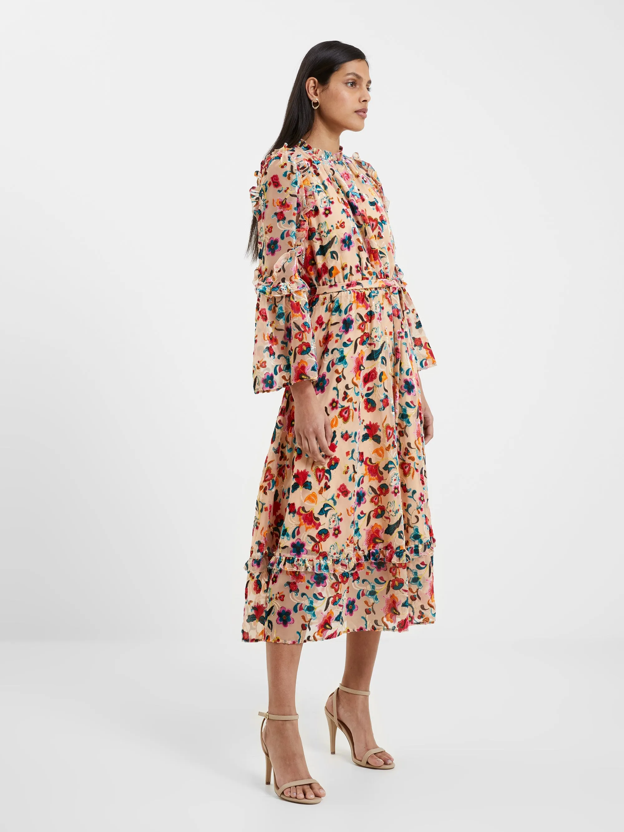 Avery Burnout Midi Dress sold by French Connection product image thumbnail 3