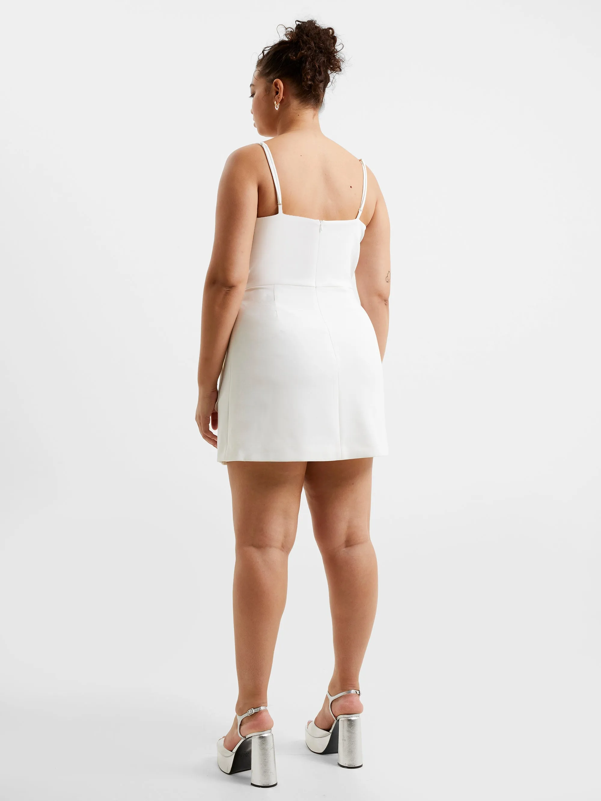 Whisper V Neck Bow Envelope Dress sold by French Connection product image thumbnail 3