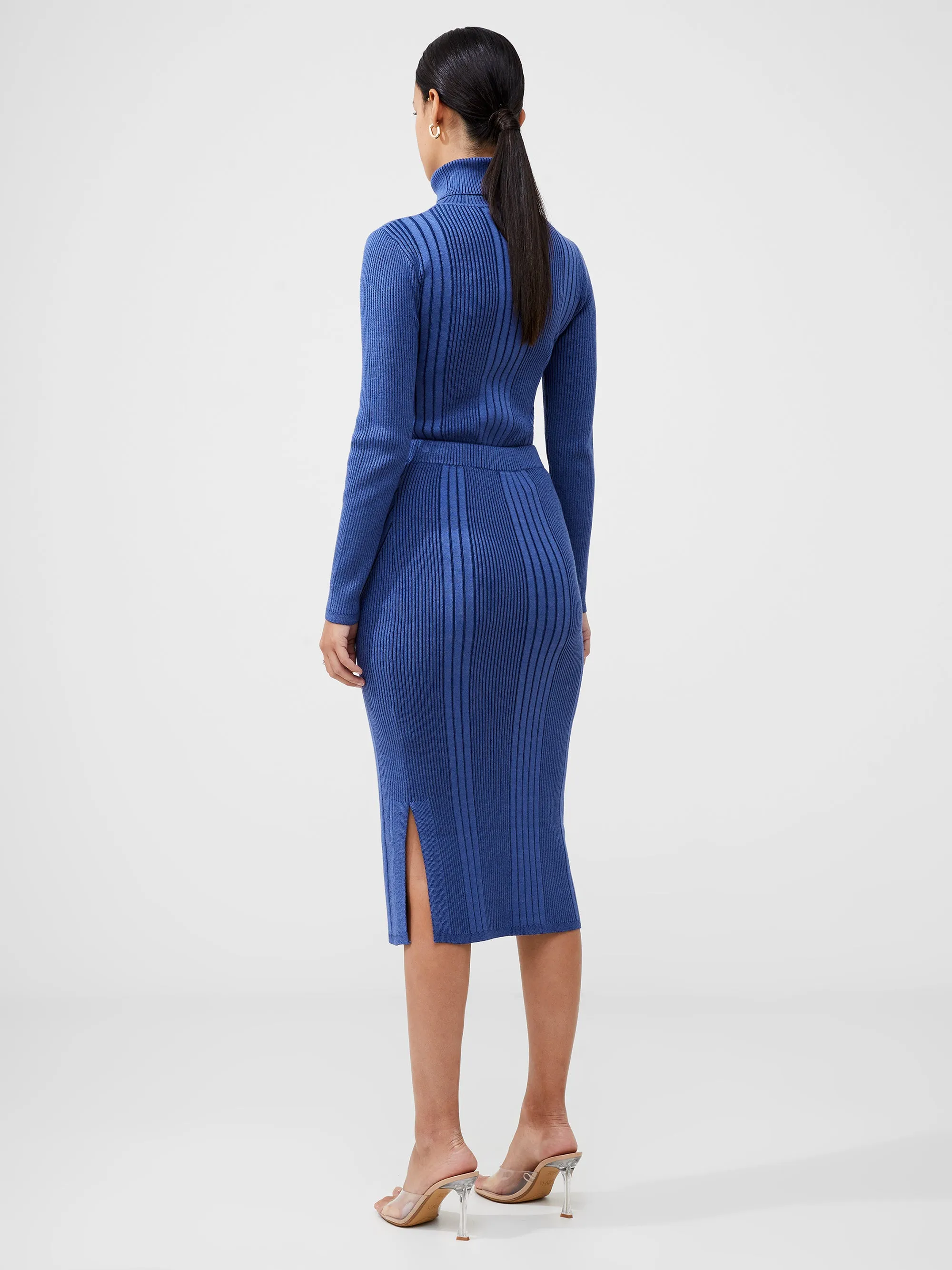 Mari Rib Knit Midi Skirt sold by French Connection product image thumbnail 3