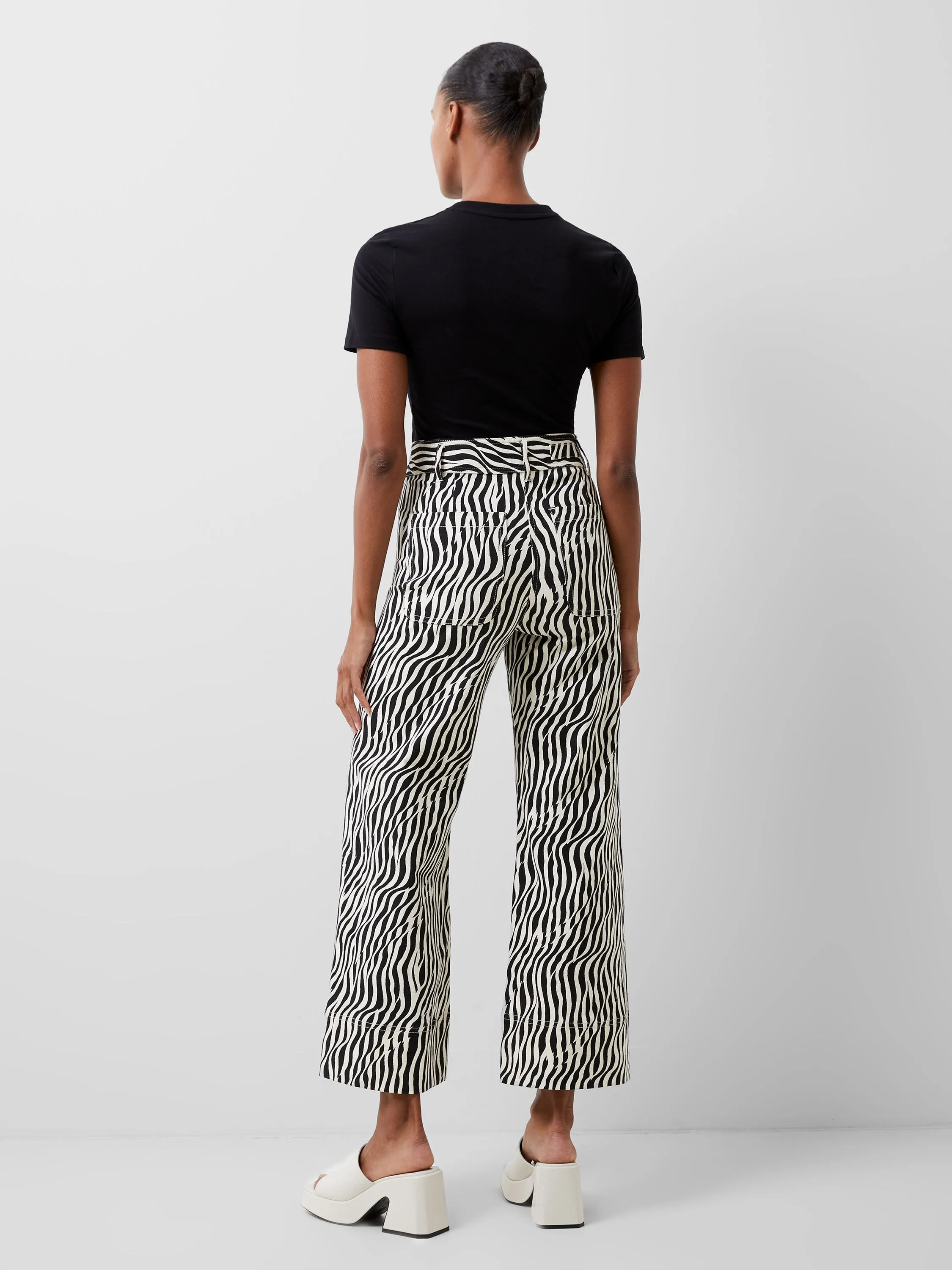 Seine Atena Twill Trousers sold by French Connection product image thumbnail 5
