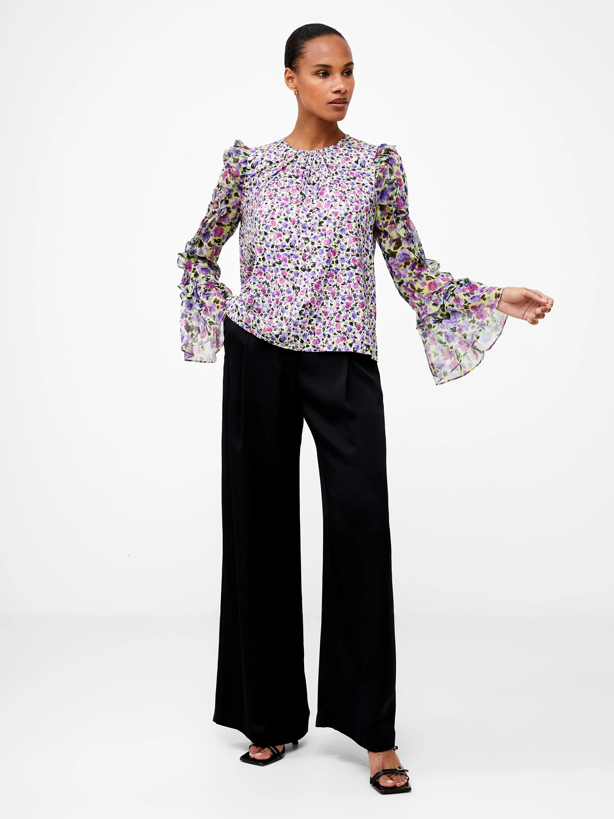 Alezzia Ely Jacquard Mix Top sold by French Connection product image thumbnail 3