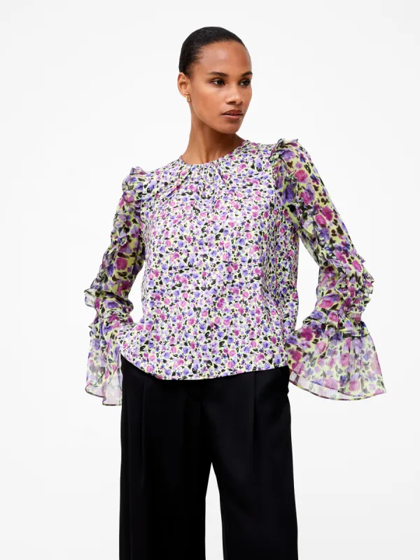 Alezzia Ely Jacquard Mix Top sold by French Connection