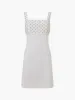 Embroidered Darcy Crepe Dress sold by French Connection
