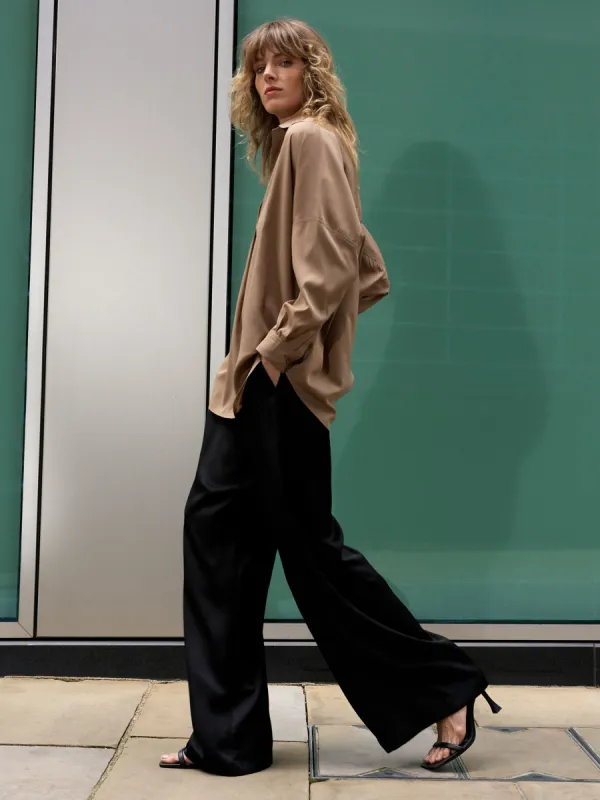 Rhodes Crepe Pop Over Shirt sold by French Connection