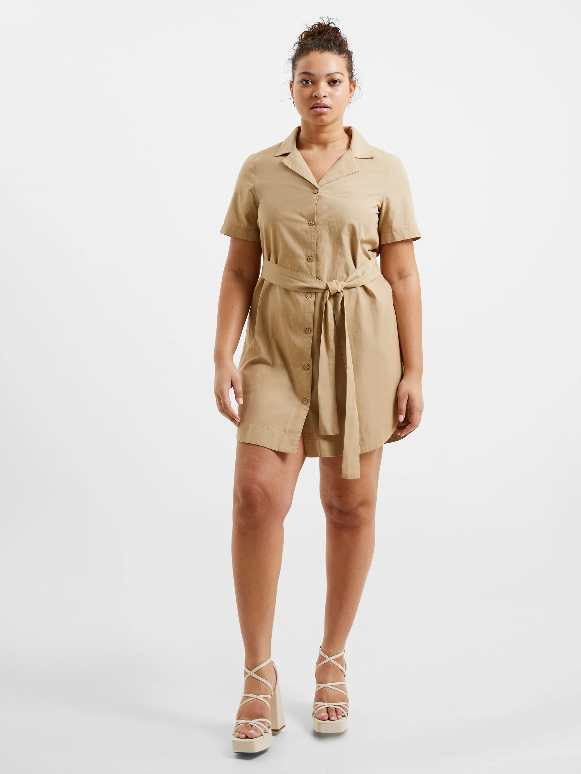 Alania Lyocell Blend Shirt Dress sold by French Connection product image thumbnail 3