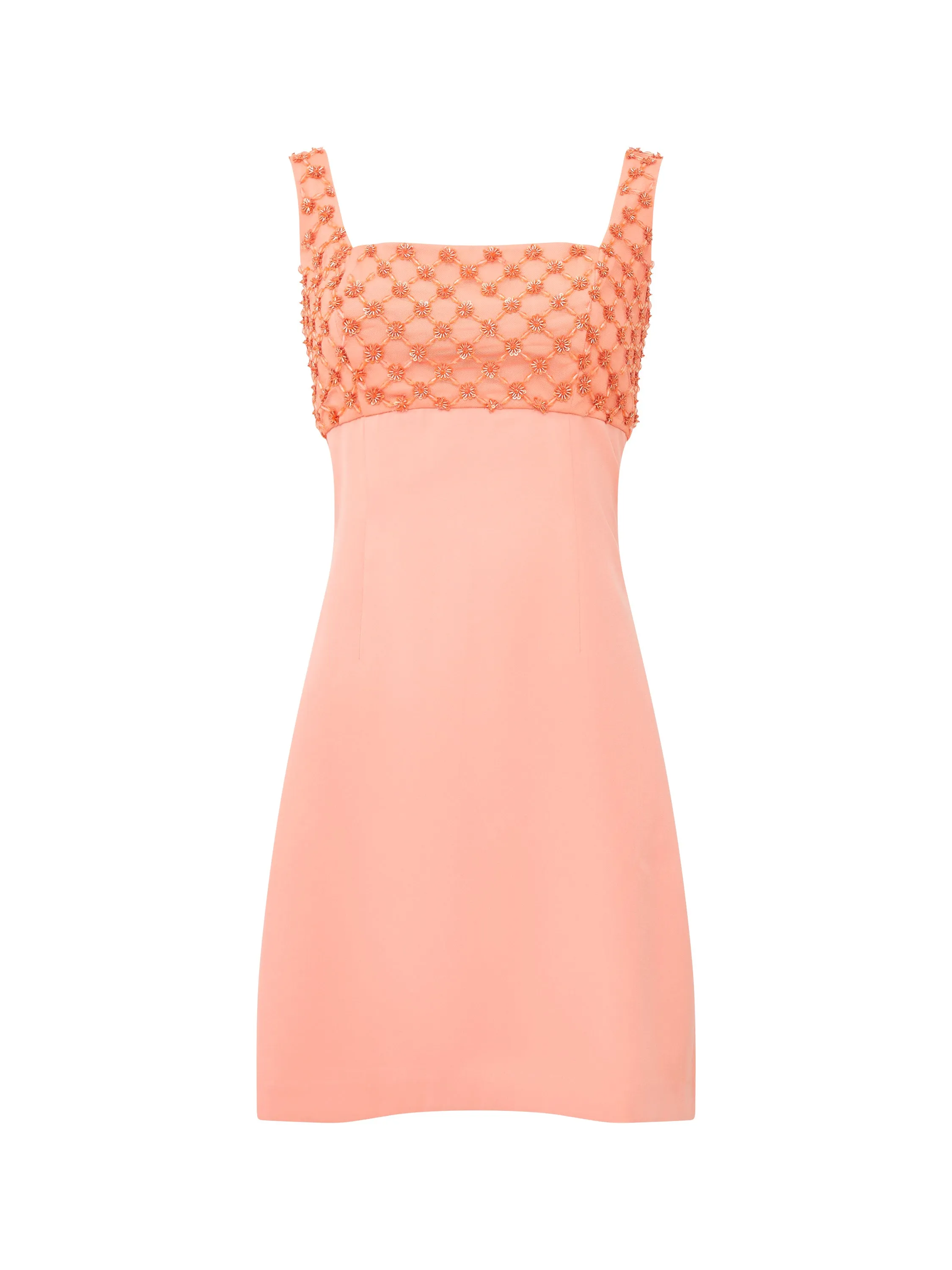 Embroidered Darcy Crepe Dress sold by French Connection product image thumbnail 4