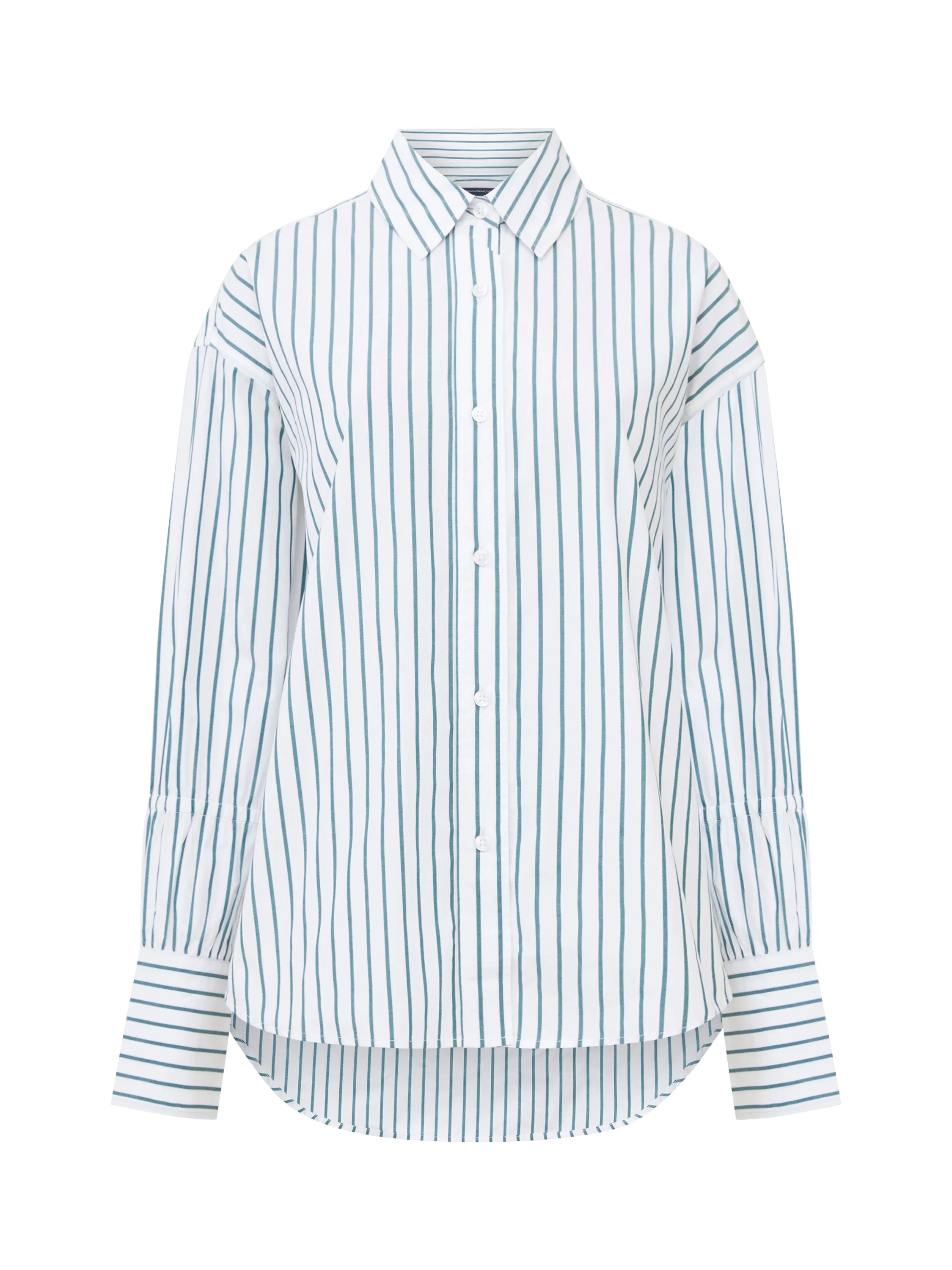 Rhodes Poplin Sleeve Detail Shirt sold by French Connection product image thumbnail 5