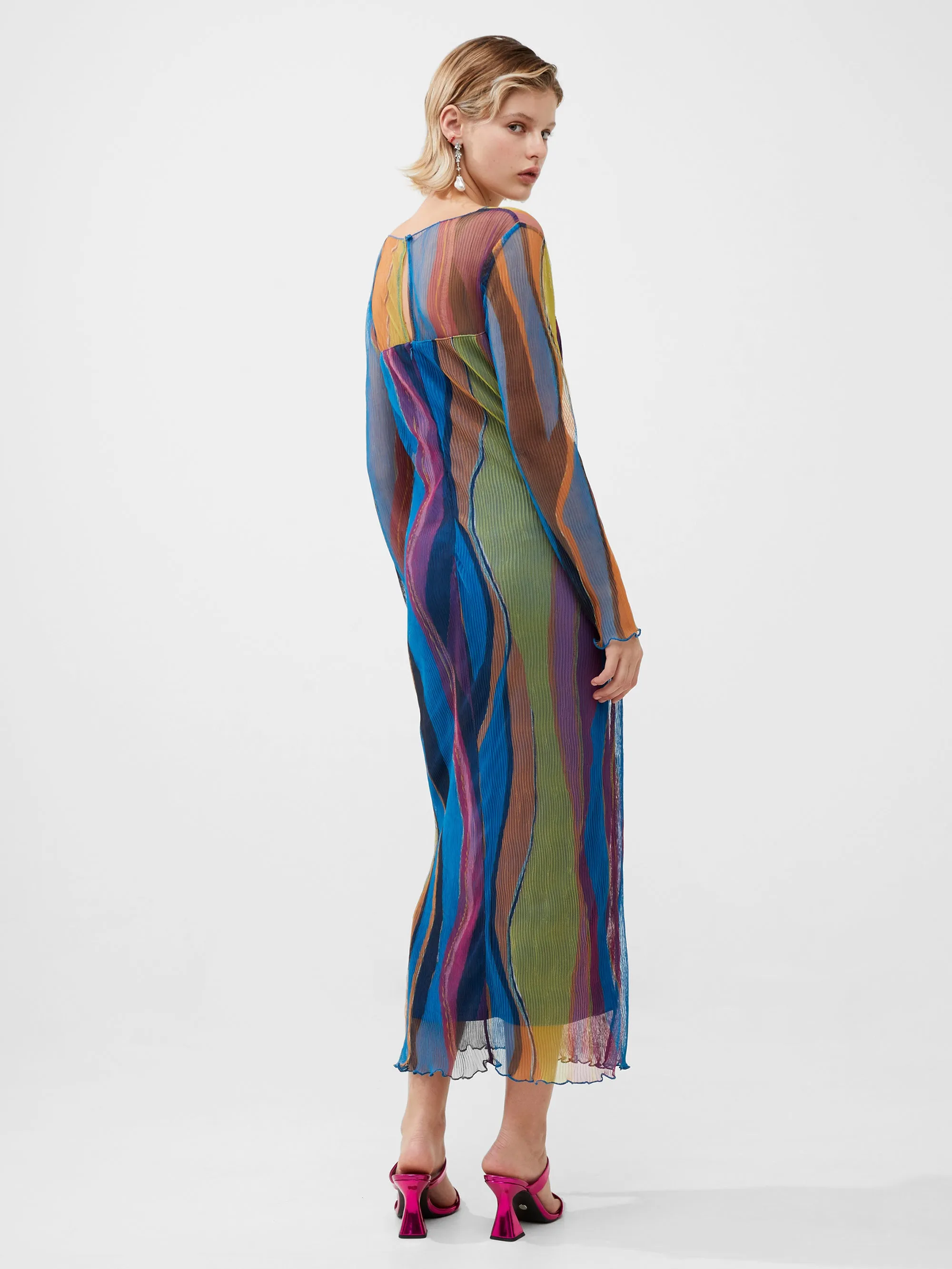 Saskia Eydie Ruched Midi Dress sold by French Connection product image thumbnail 5