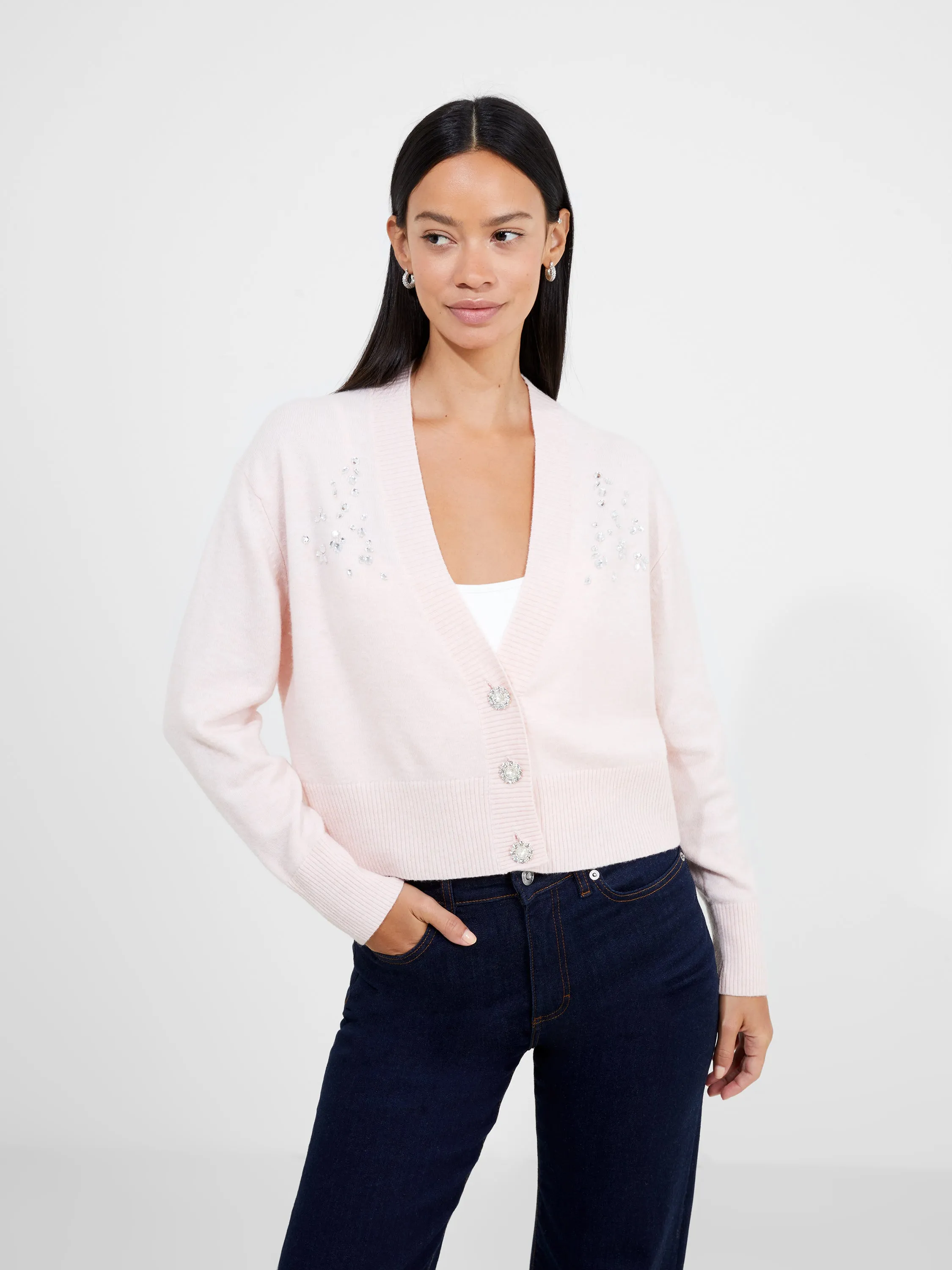 Vhari Embroidered Cardigan sold by French Connection