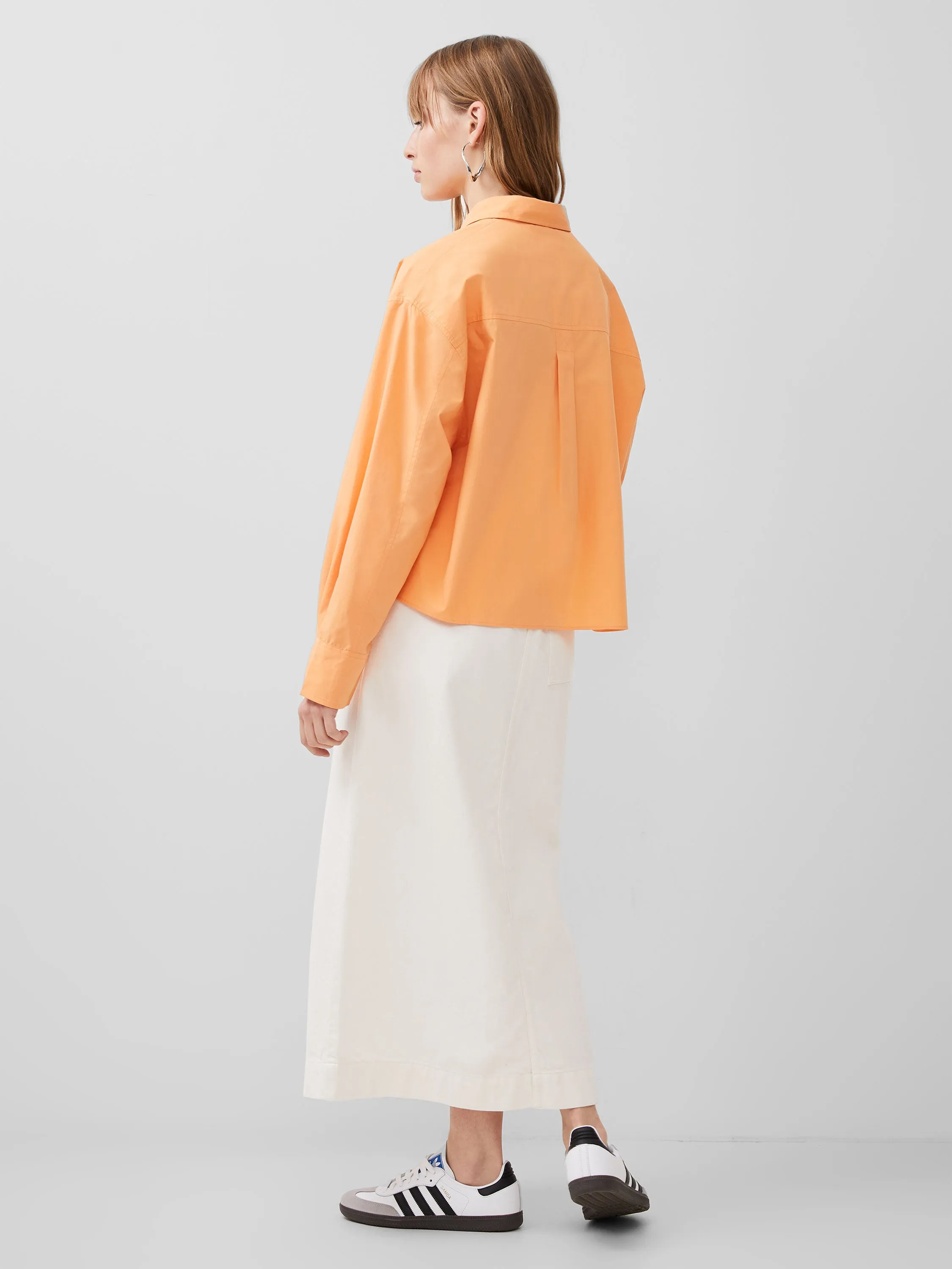 Alissa Cotton Cropped Shirt sold by French Connection product image thumbnail 5